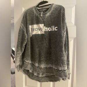 Oversize bravo-holic sweatshirt